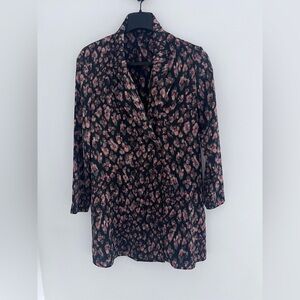Zara floral blazer dress size medium